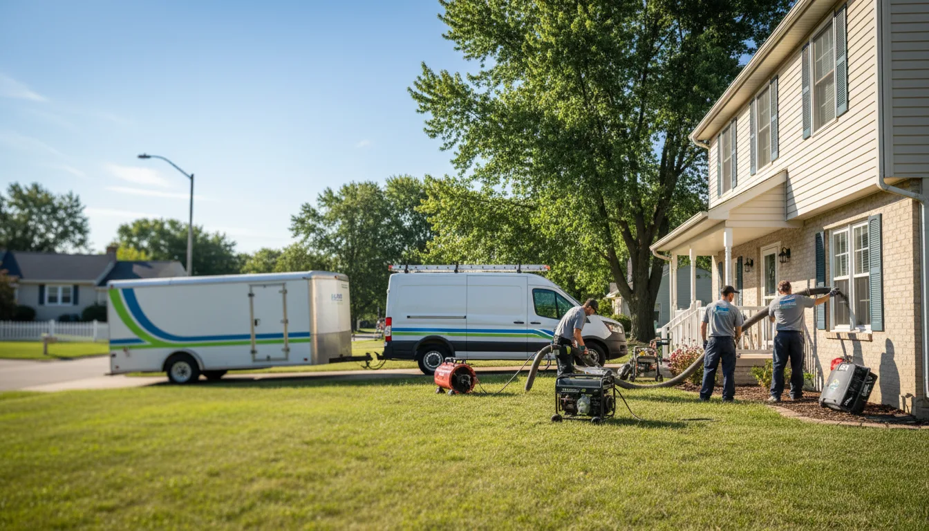 Flooded Basement Restoration And Cleanup With Repair in Chaffee, NY near me